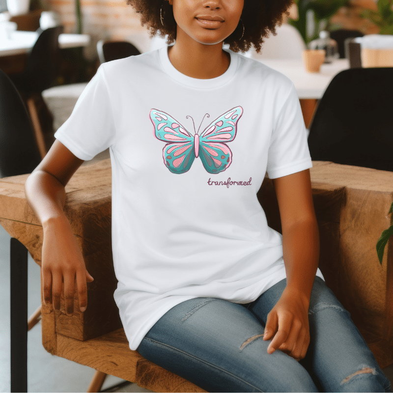 Transformed Butterfly (Cotton Candy) T-Shirt