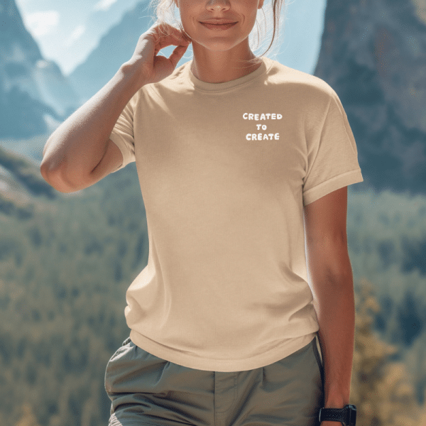 Created To Create T-Shirt - Image 3