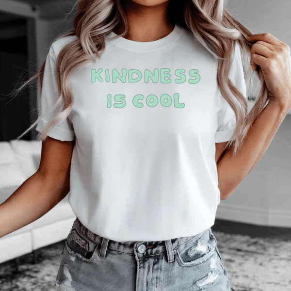 Kindness is Cool (Teal) T-Shirt - Image 2