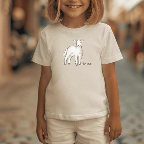 Kids Chosen Lamb T-Shirt - Image 2