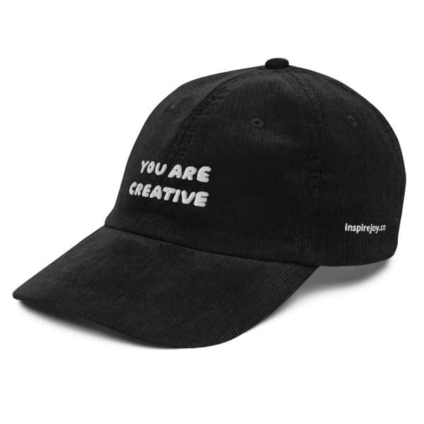 You Are Creative Vintage Corduroy Hat - Image 3