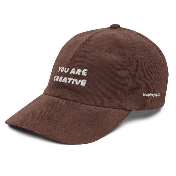 You Are Creative Vintage Corduroy Hat - Image 11