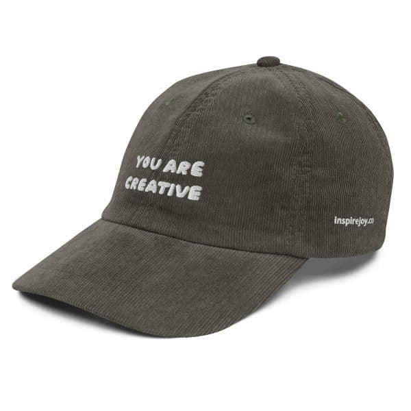 You Are Creative Vintage Corduroy Hat - Image 15