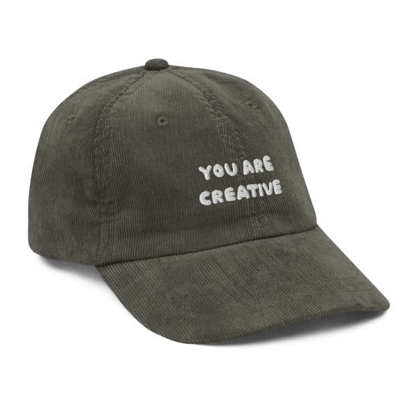 You Are Creative Vintage Corduroy Hat - Image 16